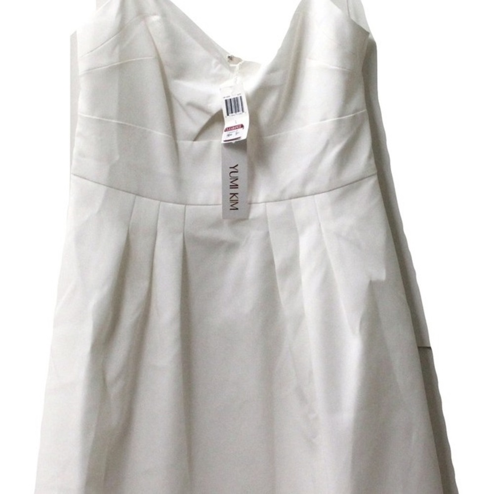 Yumi Kim White Cut Out Mini Dress size L